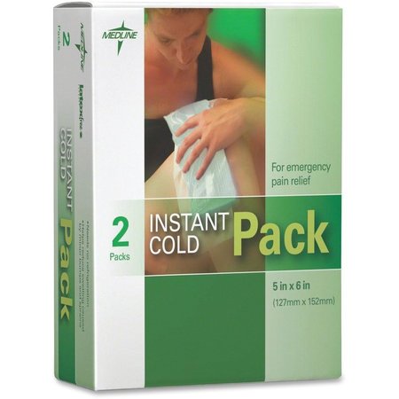 CURAD Instant Cold Pack, 5.25"x1.75"x4.5", 2/BX, White, PK2 MIICUR961R